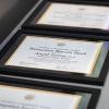 Certificates presented at UW Tacoma's 2026 Spring Recognition event.