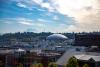 Mt. Rainer skyline with the iconic Tacoma Dome