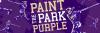 Paint the Park Purple Graphic with Baseball Player batting