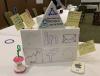 Blocks, sticky notes and models represent the role of communications in fostering equity and inclusiveness.