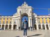 Jovany standing in front of an arch