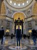 Jovany standing inside St. Peter Basilica in Vatican City