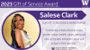 Salese Clark, 2023 GOS Award