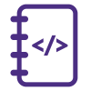 Icon of Code Notebook