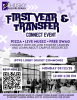 First-Year Transfer Connect poster that has information about the event on Sept 22nd at 12:00 PM in TPS lobby