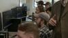 Students in class using the Bloomberg Terminals