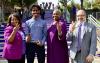 UW Tacoma leaders pose for a photo at Convocation.