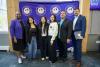First Gen Office staff pose with CHancellor Sheila Edwards Lange