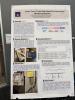 Up close photo of a project poster