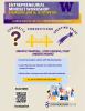 ENTREPRENEURIAL MINDSET WORKSHOP, Thursday, Jan 15, 12:30 TPS 104.  Learn & Practice the 3 'Cs' of entrepreneurial mindset.  Curiousity, Connections, Creating Value.  Empathy Mapping - Stop Guessing, Start Understanding!  Great Innovation starts with real Empathy.  Learn how to use inquiry to understand the needs of others.  Meet other Entrepreneurially minded students.  All UWT Students are welcome.  Scan QR code to register.