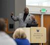 Leon Covington speaking at Inside Threat Assessment event