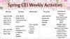 CEI Weekly Events