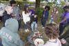 Photo of people at campfire