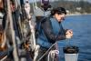 Collecting samples on the Sound
