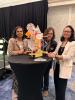 from right to left: Menaka Abraham, Heather Dillon, Raghavi Sakpal, attending a KEEN conference
