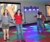 Students roller skating