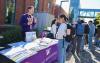 Students visit tables hosted by UW Tacoma departments and programs at Convocation.